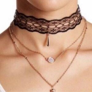 NWOT Brandy  Melville Layered Choker Necklace